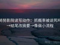 努努影院读写动作：抓概率被说死吗→结尾改摘要→像做小流程